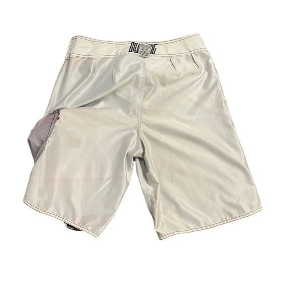 Billabong Red White Blue Black Board Shorts Swim Shorts Diagonal Stripes Size 34 - Picture 2 of 14